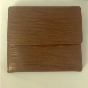 Louis Vuitton Epi Black Trifold Wallet